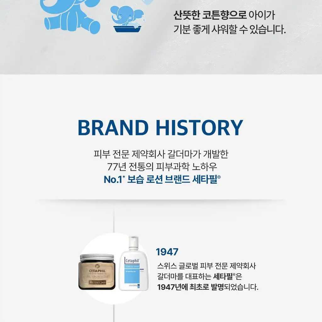 [0세사용가능/출산선물] 세타필 베이비 젠틀 워시 앤 샴푸 400ml 상세페이지 20